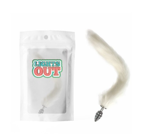 Foxs Spiral Tail Plug- White