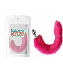 Foxs Spiral Tail Plug-Rose