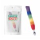 особиста пробка с пышным хвостом Foxs Rainbow Tail Plug Rainbow Large