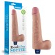 Мультискоростной вибратор Real Softee Rechargeable Vibrating Dildo 10.0