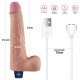 Мультискоростной вибратор Real Softee Rechargeable Vibrating Dildo 10.0