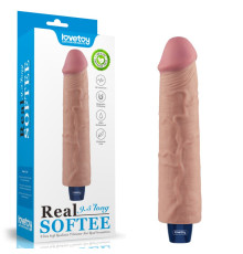 Мультискоростной вибратор Real Softee Rechargeable Vibrating Dildo 9.5