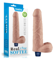 Мультискоростной вибратор Real Softee Rechargeable Vibrating Dildo 9.0