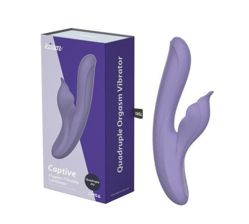 Quadruple кульмінація Vibrator Kissen Captive