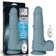 Силиконовый вибратор на присоске Rechargeable Thrusting Vibrating Dildo 11.0