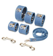 Denim Bondage Kit Blue