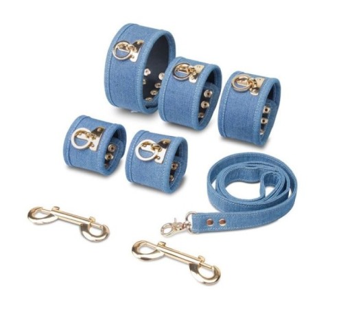 Denim Bondage Kit Blue