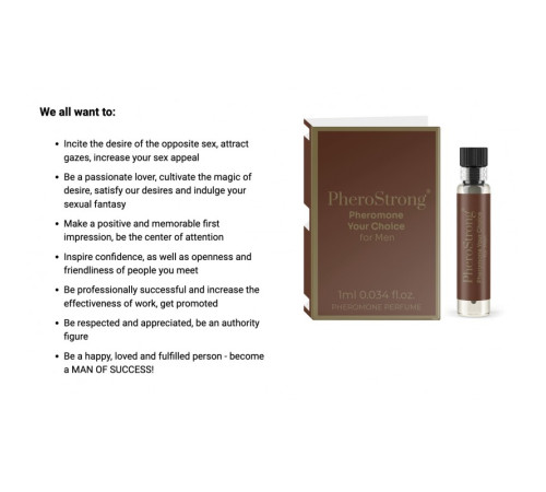 PheroStrong pheromone Your Choice for Men