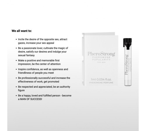 PheroStrong pheromone Popularity for Men