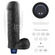 REAL SOFTEE Rechargeable Vibrating Dildo(Black) 9.0