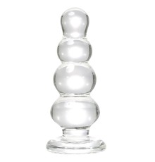 Glass Anal Bead -Clear 4.5