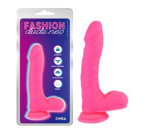 Фаллоимитатор на присоске Dual Density Cock Dildo Pink 8.0