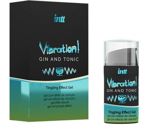 INTT - POWERFUL INTIMATE STIMULANT LIQUID VIBRATOR GEL GIN & TONIC 15ML