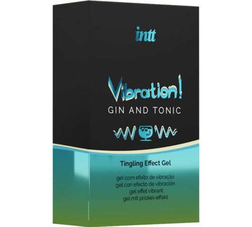 INTT - POWERFUL INTIMATE STIMULANT LIQUID VIBRATOR GEL GIN & TONIC 15ML