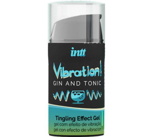 INTT - POWERFUL INTIMATE STIMULANT LIQUID VIBRATOR GEL GIN & TONIC 15ML