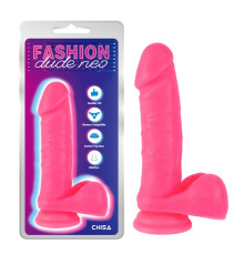 Фаллоимитатор на присоске Dual Density Cock Dildo Pink 7.6