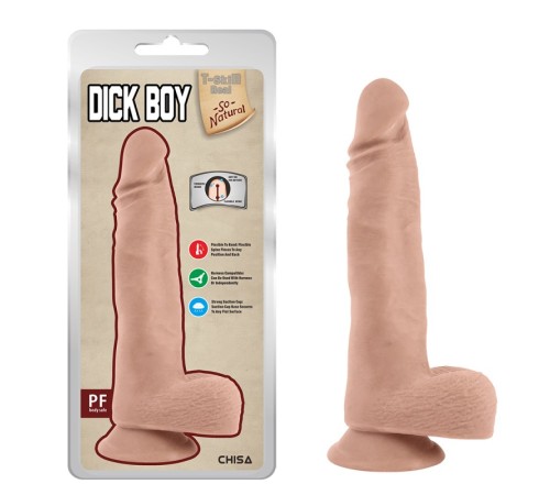 Фаллоимитатор на присоске T-Skill Real Dick Boy Flesh