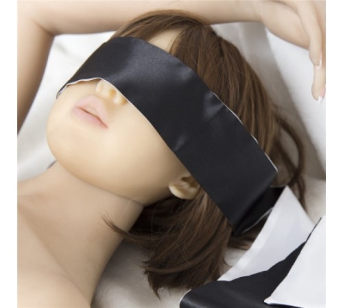 Повязка на глаза для уальных игр Blindfold Satin White