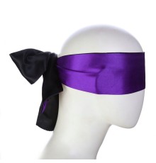 Повязка на глаза для уальных игр Blindfold Satin Purple