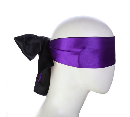 Повязка на глаза для уальных игр Blindfold Satin Purple