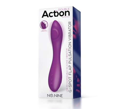 ACTION NO. NINE G-SPOT VIBRATOR FLAP FUNCTION MAGNETIC USB SILICONE