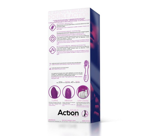 ACTION NO. NINE G-SPOT VIBRATOR FLAP FUNCTION MAGNETIC USB SILICONE