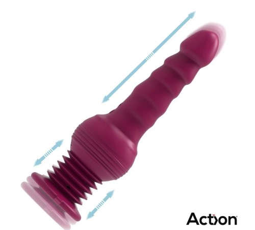 ACTION ROCKET ULTRA JET THRUSTER VIBRATOR WITH POWERFULL SUCTION CUP