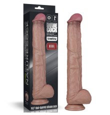 Dual Layered Bendable Silicone Cock XXL(Flesh) 14.5