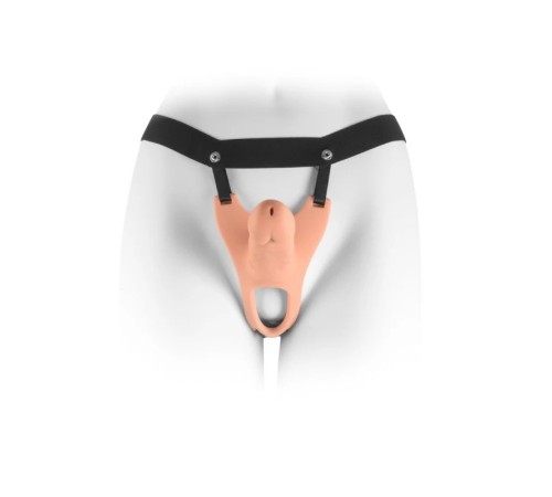 Страпон для пар Soulmate Unisex Silicone Hollow Strap-On 6 Inch