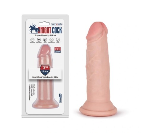 Фаллоимитатор на присоске Knight Cock 3D Triple Density Dildo 7.0