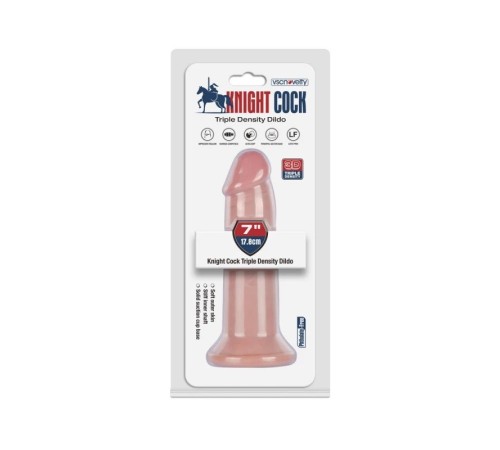 Фаллоимитатор на присоске Knight Cock 3D Triple Density Dildo 7.0