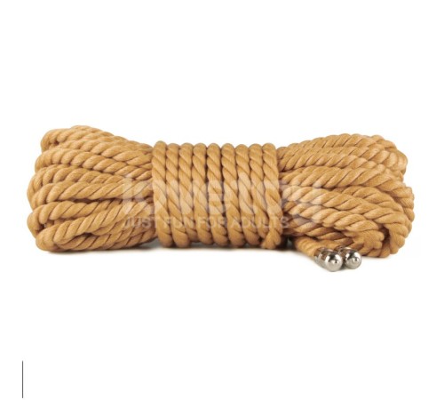 Веревка для связывания Rebellion Reign Natural Knot Bondage Rope, 10 метров