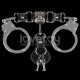 Стильные наручники Rebellion Reign Heavy Metal Handcuffs Silver