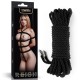 Черная веревка для связывания Rebellion Reign Ebony Silky Bondage Rope