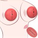 Вибростимулятор для сосков Donut Pin The Nipple Vibe With Remote Red