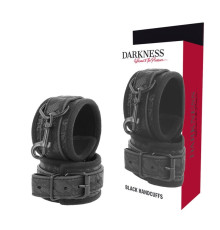 Стильные черные наручники Darkness Luxe Bdsm Handcuffs