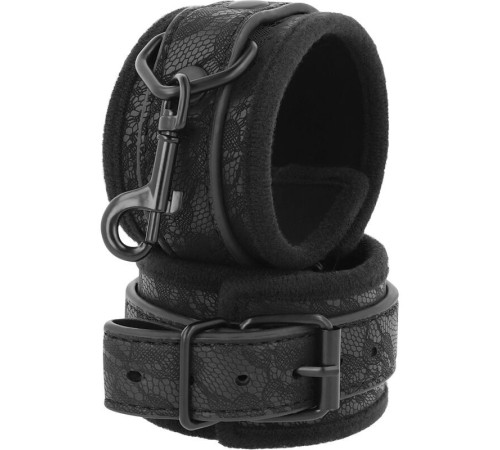 Стильные черные наручники Darkness Luxe Bdsm Handcuffs