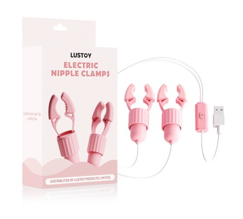 Lusoty USB Charging Nipple Clamps