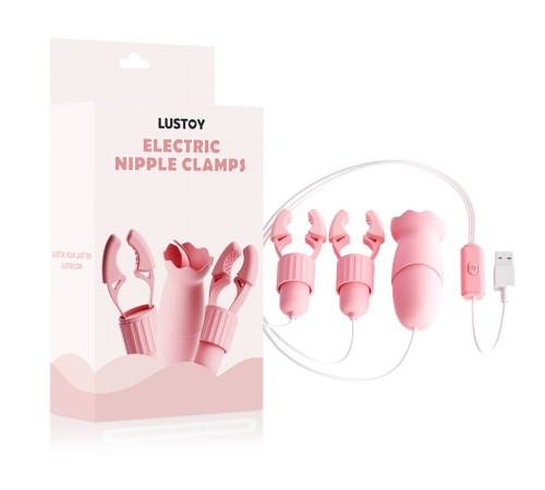 Lusoty USB Charging Nipple Clamps