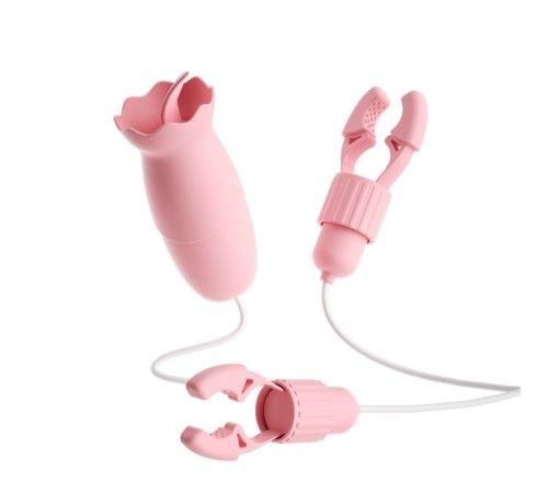 Lusoty USB Charging Nipple Clamps