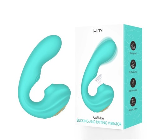 WY0661 Amada-WINYI 2023 New 3 in1 Sucking Dildo Vibrator Manufacturer