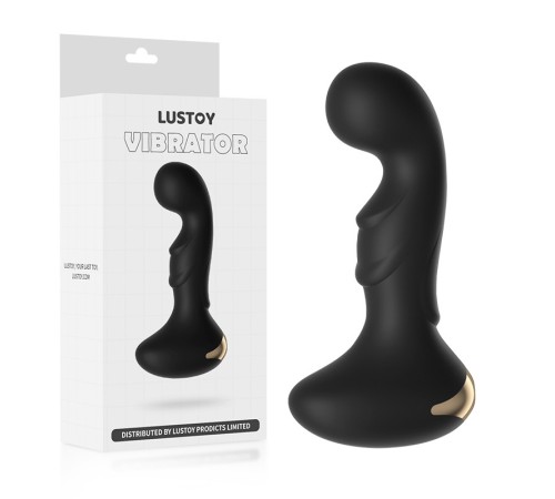 Lusoty 10-modes vibration USB charging vibrator 12.5*6cm Black