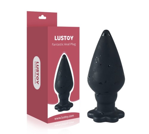 Задня пробка черная Silicone Anal Toy 4.6