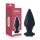 Задня пробка черная Silicone Anal Toy 4.6