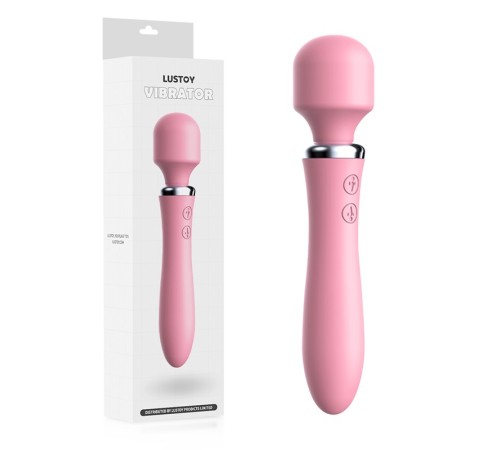 Lustoy 10-modes double-head massager vibrator USB charging