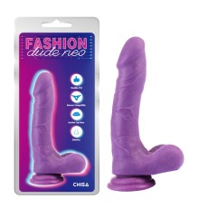 8.0 Dual Density Cock Dildo-Purple