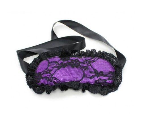 Lace Blindfold Purple