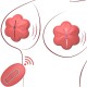 Flower Pin The Nipple Vibe With Remote-Red