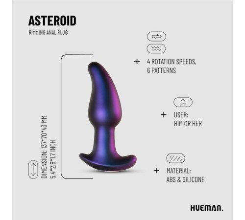 Hueman - Asteroid Rimming Anal Plug