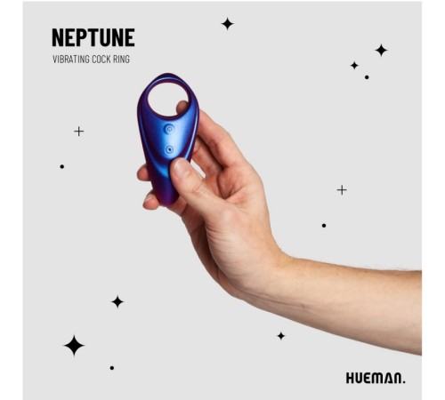 Hueman - Neptune Vibrating Cock Ring + Remote